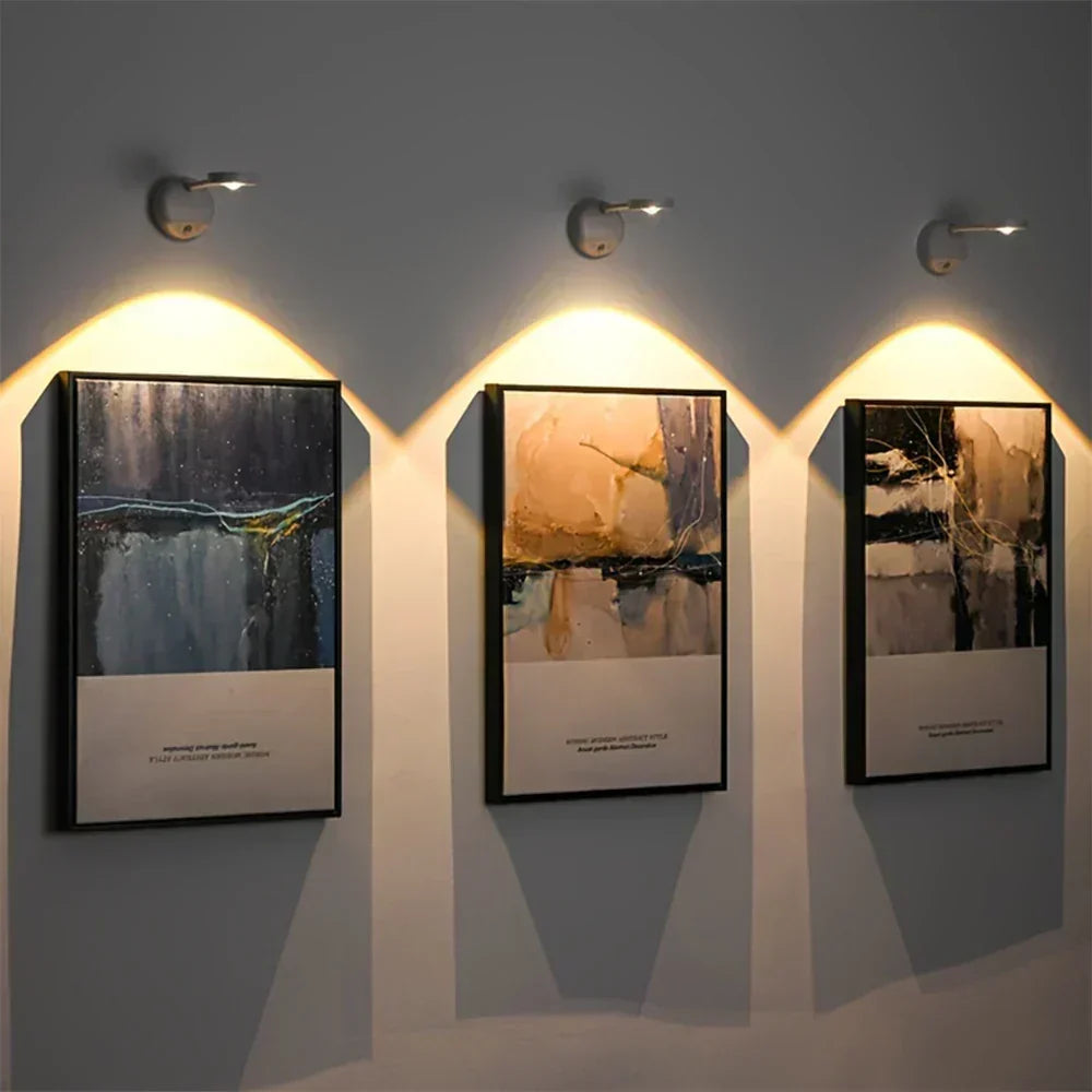 Vægspot - SmartGlow - Genopladelig LED - Bevægelsessensor