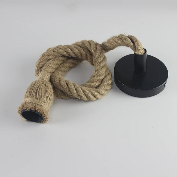 Vintage Hamp Sejl Pendant Lys