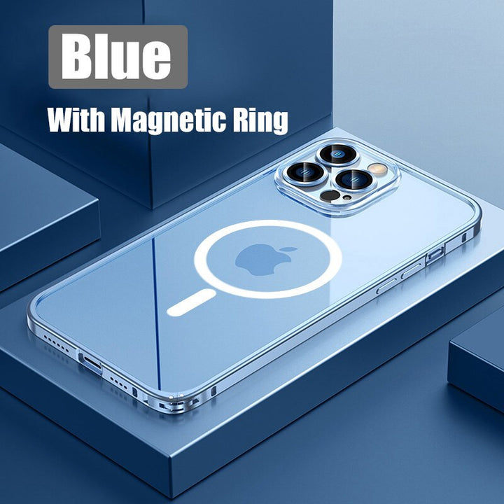 Metal Bumper Aluminium Magnetisk Telefonetui
