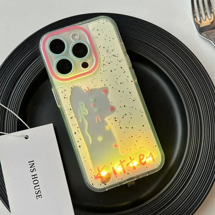 Glødende Hvalp Lysende iPhone Cover
