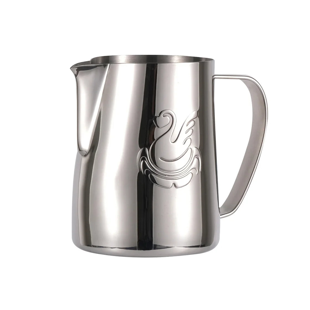 600ml rustfrit stål kaffekande mælkeskummer kop flødeskum maker espresso latte art værktøj elegant svane
