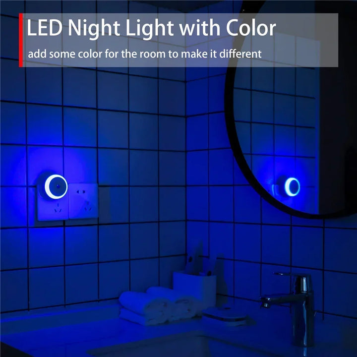 NOXORA LED natlys | Twilight sensor &amp; automatisk dæmpning | Stik-lys | Varm hvid