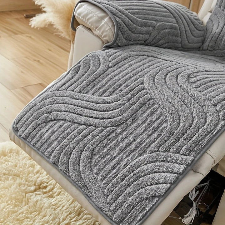 Silven Plush Tykket Anti-Skrid Recliner Sofa Betræk