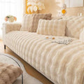 Sofia - Universal Plush Sofa Cover L Form - Vinter Varm Blød |