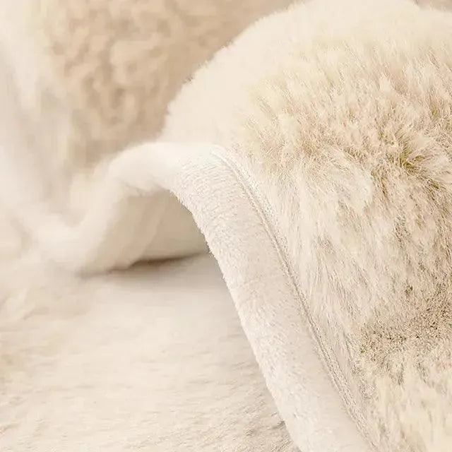 Sofia - Universal Plush Sofa Cover L Form - Vinter Varm Blød |