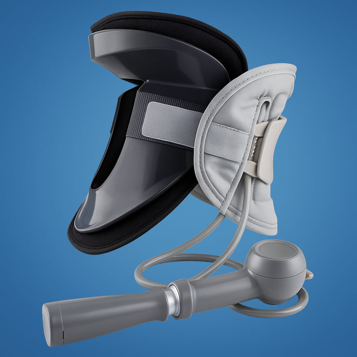 SpineEase | Nakke Træk Krave – Cervikal Retraktor til Spinal Dekompression, Nerve- &amp; Holdningsstøtte – Nakke Smerte Lindre Hjælp