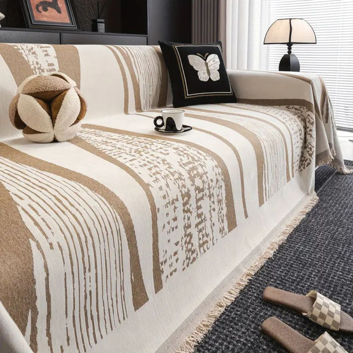 Sten Bohemian Frynse Sofa Cover