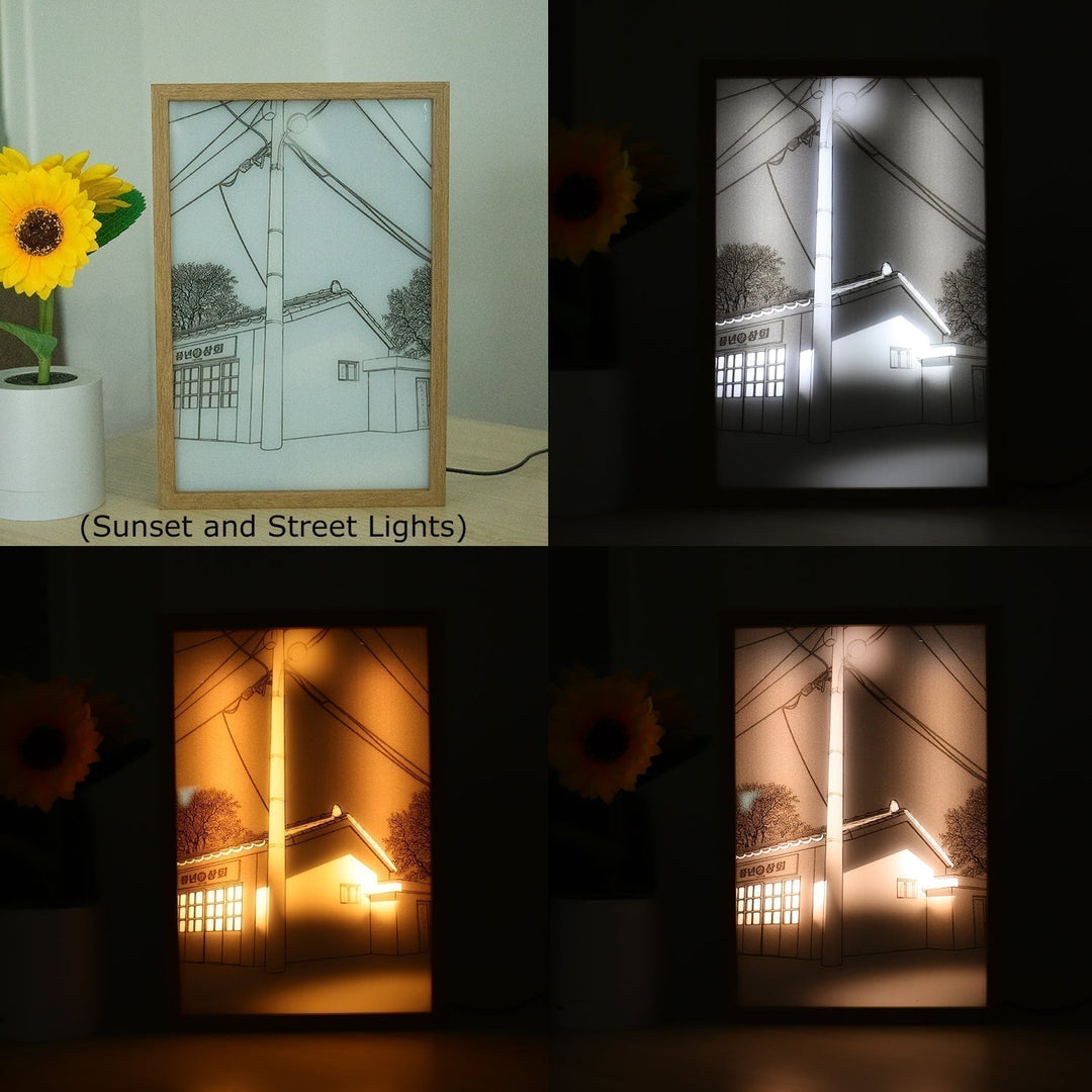 Kreativ DIY Sollys Maleri Nattelys