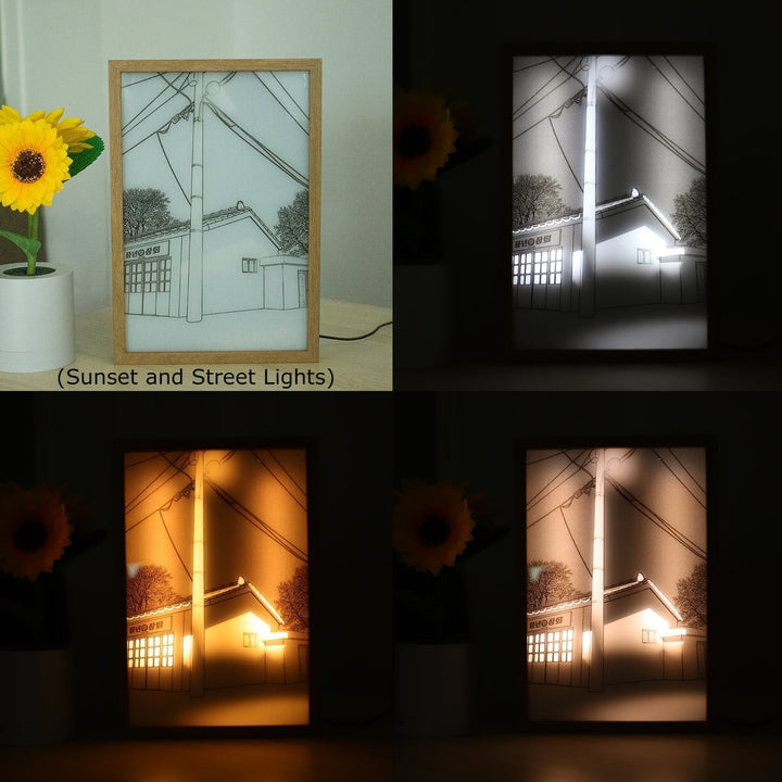 Kreativ DIY Sollys Maleri Nattelys