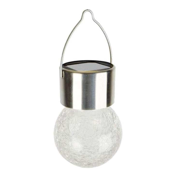 12 PCS Snap Ball Solarlampe Udehave Havegård Ferie Dekorativ Lys med Klemme (Varm Hvid Lys)