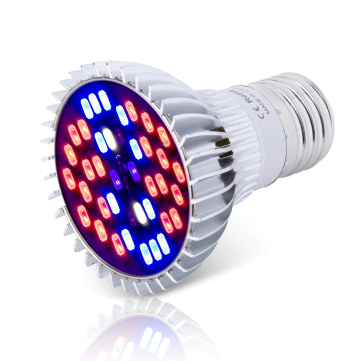 LED Plantevækstlampe Fuldspektrum E27 Plantefyldelys, Effekt: 30W 40 Lampeperler