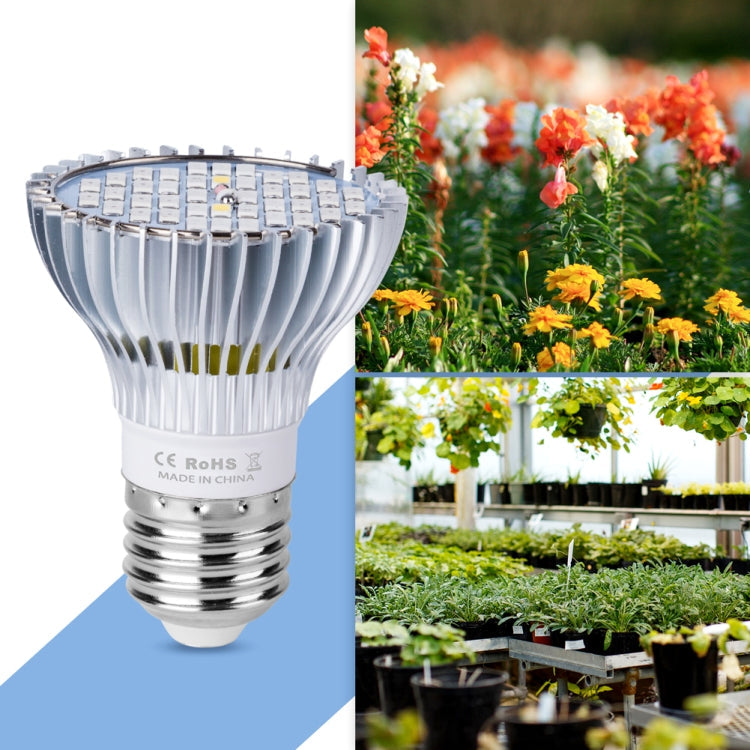 LED Plantevækstlampe Fuldspektrum E27 Plantefyldelys, Effekt: 30W 40 Lampeperler