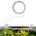 LED Plantevækstlampe Fuldspektrum Intelligent Timer Indendørs Fyldelys Ring Plante Lampe, Effekt: Et Hoved (Solskin)