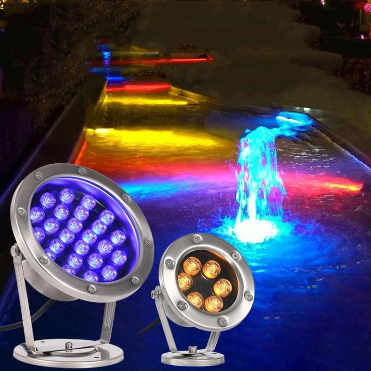 LED Undervandslys Pool Fiskedam Springvand Vandtæt Landskabslys 9W (Varm Hvid)