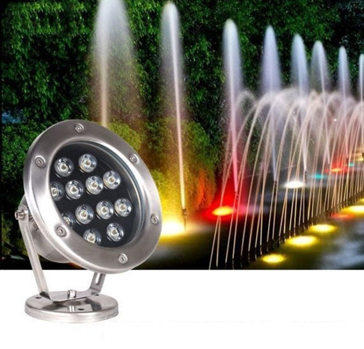 LED Underwater Light Pool Fish Pond Fountain Waterproof Landscape Light 18W (Gul)