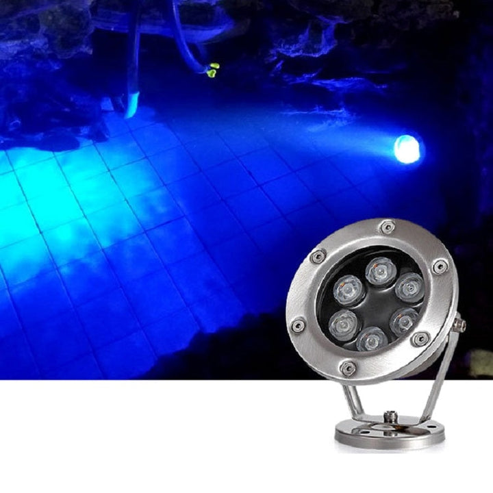 LED Undervandslys Pool Fiskedam Springvand Vandtæt Landskabslys 24W (Varm Hvid)