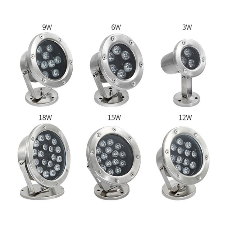 LED Undervandslys Pool Fiskedam Springvand Vandtæt Landskabslys 24W (Varm Hvid)