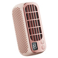 USB Opladning Digital Skærm Bærbar Blæser Uden Blade Udendørs Mini Natlys Blæser (Pink) |