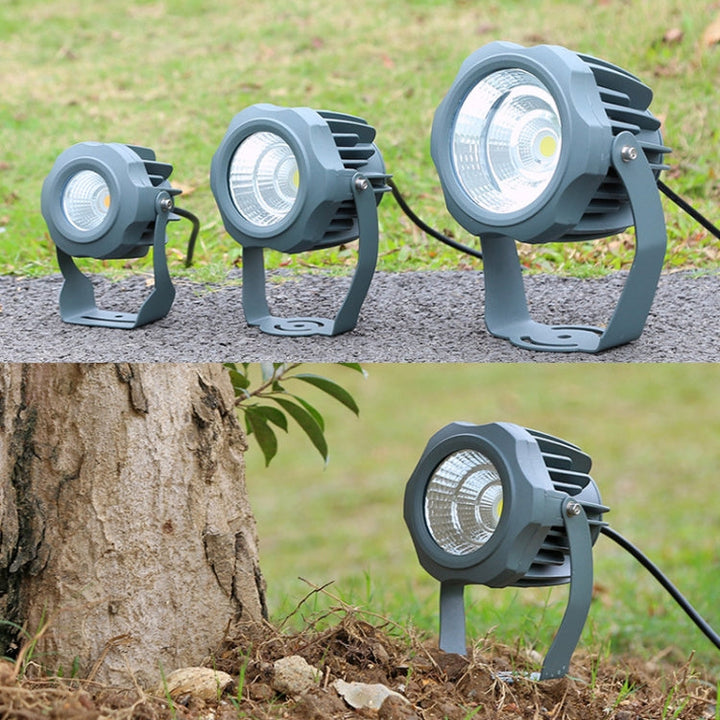 LED Flomlys COB Udendørs Vandtæt Spotlys Billboard Lys Have Lampe, farve: 20W 7 farver