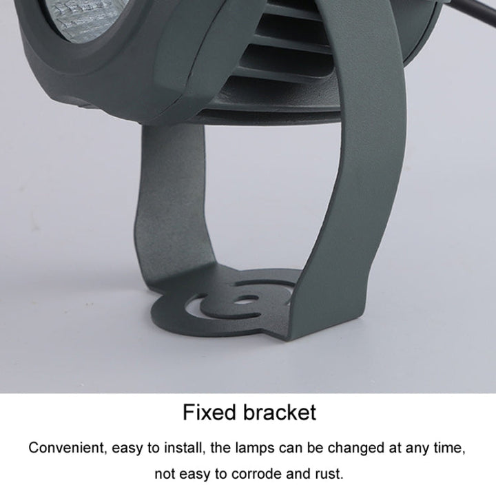LED Flomlys COB Udendørs Vandtæt Spotlight Billboard Lamper Have Lampe, farve: 10W 7 farver