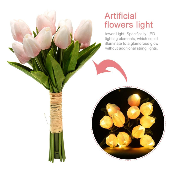 Tulipaner LED Natlampe Banket