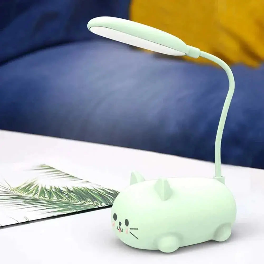 USB Kat Lampe – Mini LED Natlys med Blødt Lys