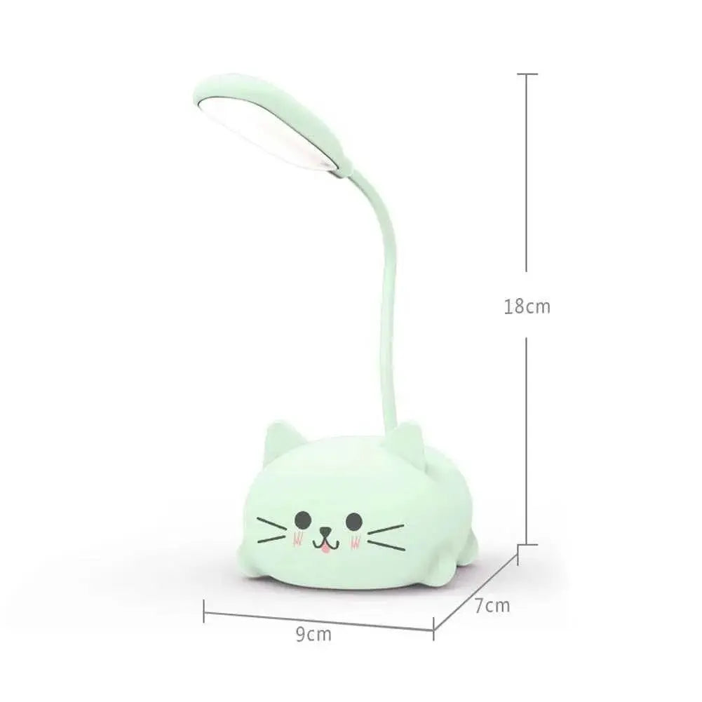 USB Kat Lampe – Mini LED Natlys med Blødt Lys