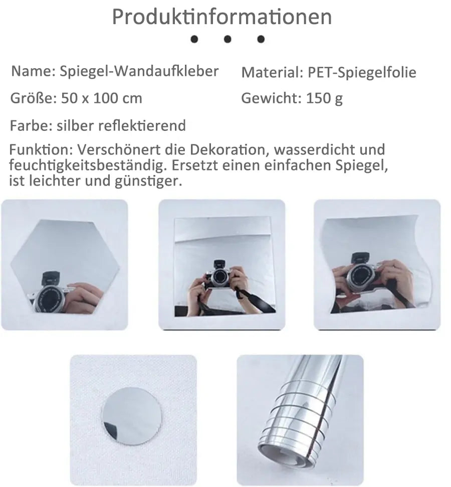 Ultra-fleksibel Spejl - sikker og brudsikker