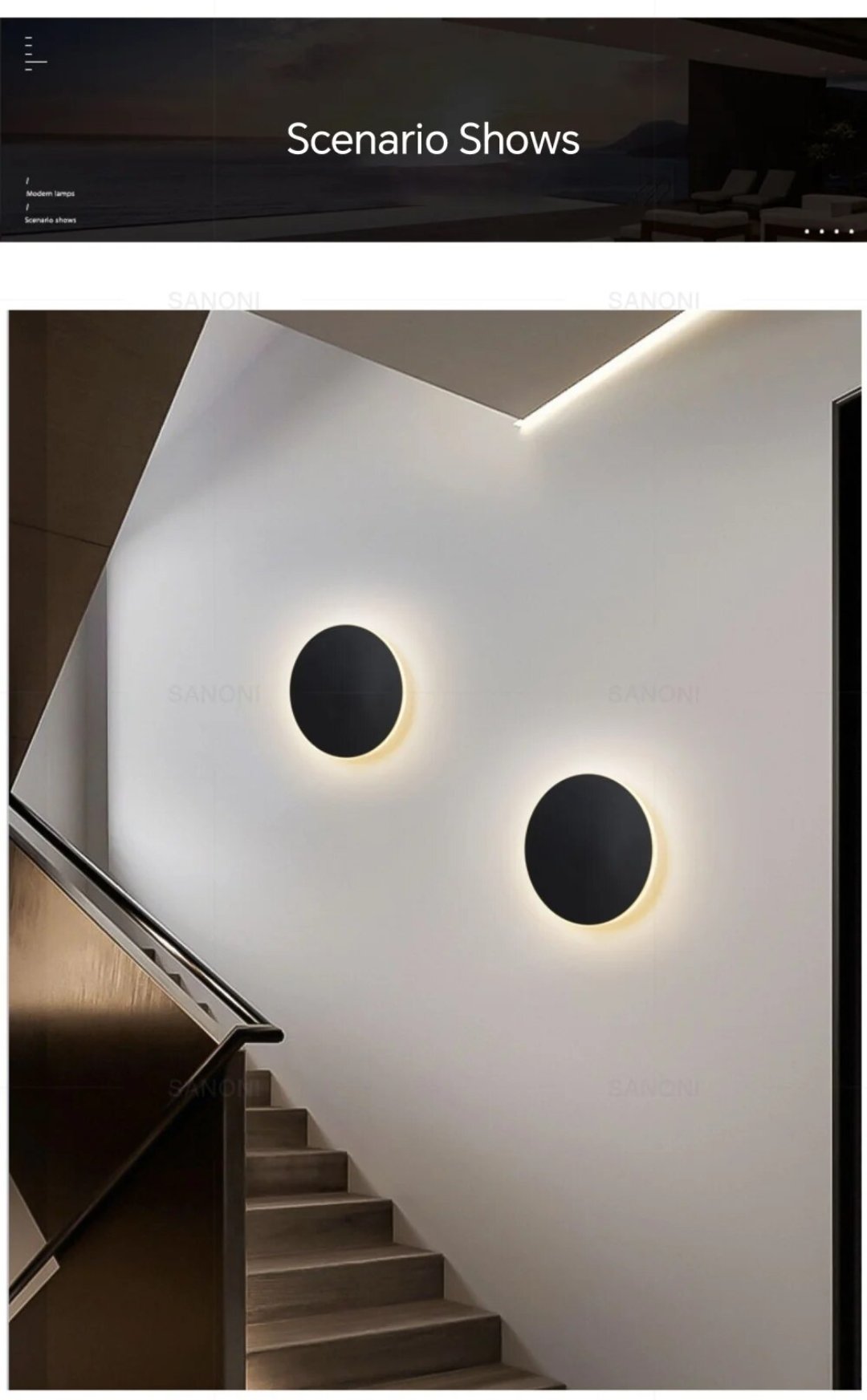 Sleeksphere - Rund LED Væglampe