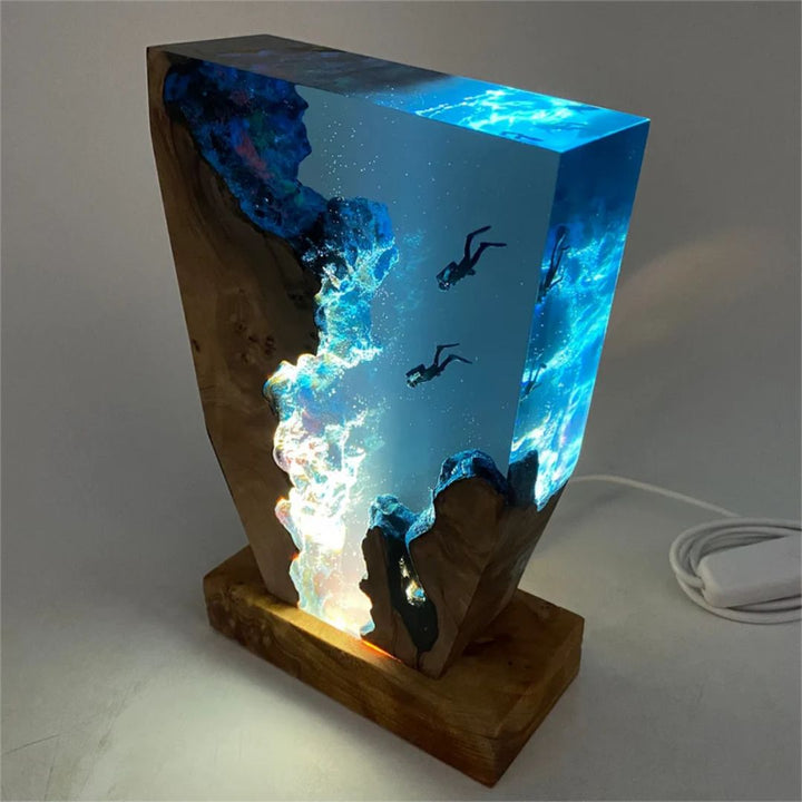 SeabedResin Light | Dyk ind i oceanisk elegance