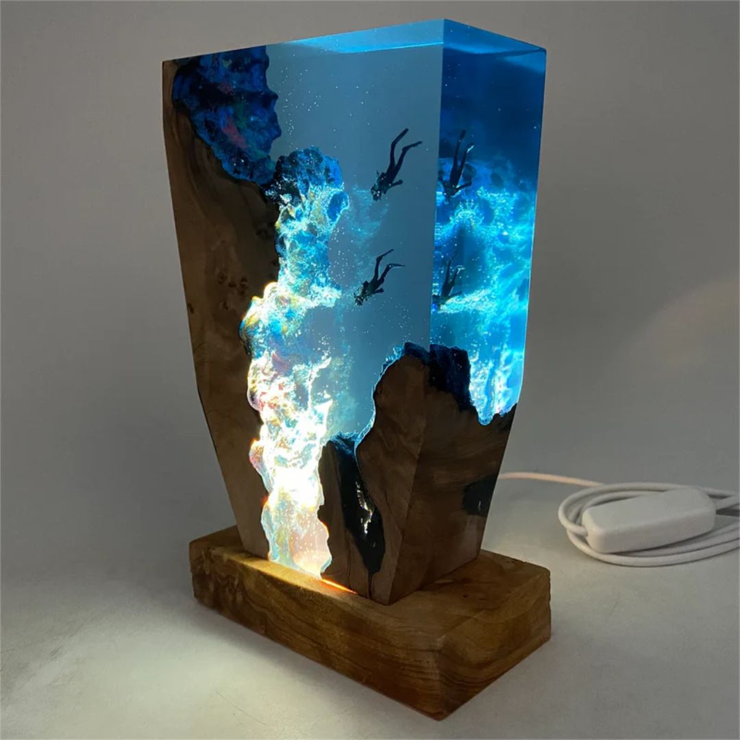 SeabedResin Light | Dyk ind i oceanisk elegance
