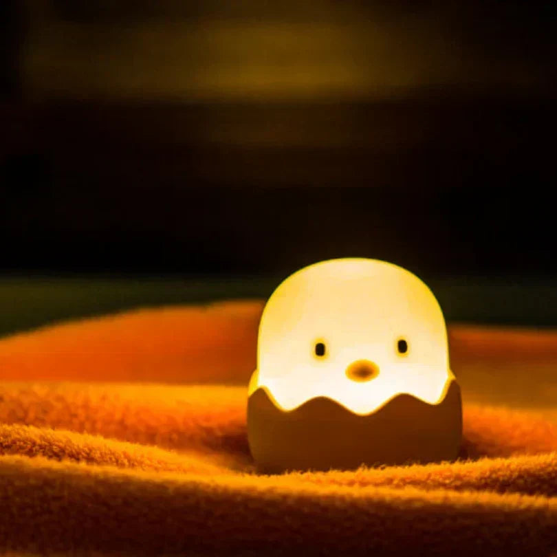 Kylling Natlys til Børn – Sødt LED-lampe i Æg Design til Børneværelset