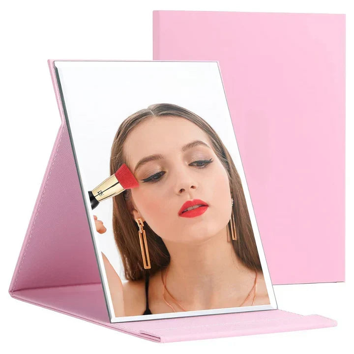 Kompakt makeup-spejl med stativ