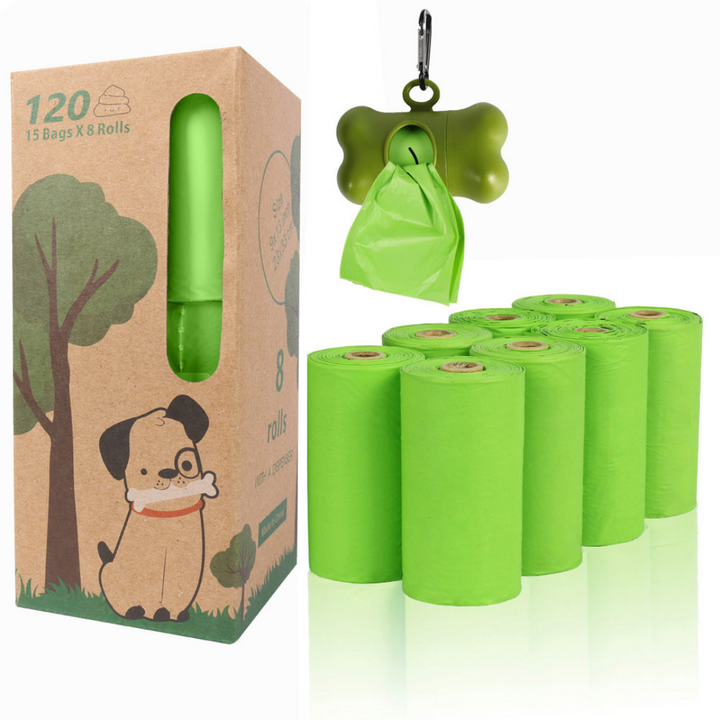 120 Affaldsposer med Dispenser