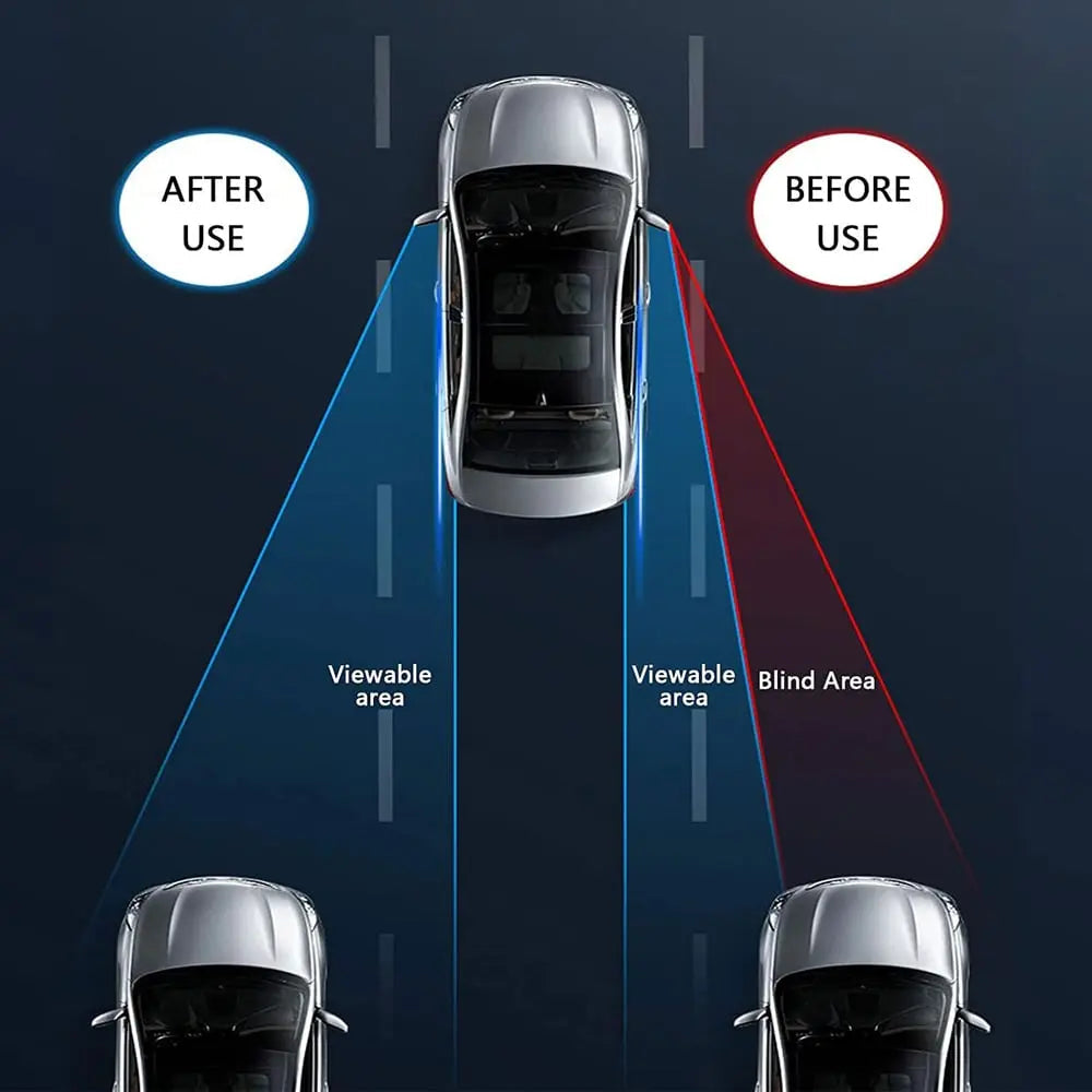 Justerbart Blind Spot Spejl til Bil – Lille Detalje med Stor Effekt