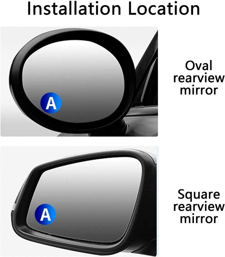 Justerbart Blind Spot Spejl til Bil – Lille Detalje med Stor Effekt