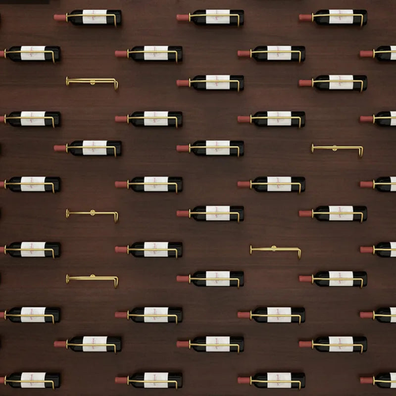 Vægmonteret vinreol til opbevaring af vin, øl og champagne