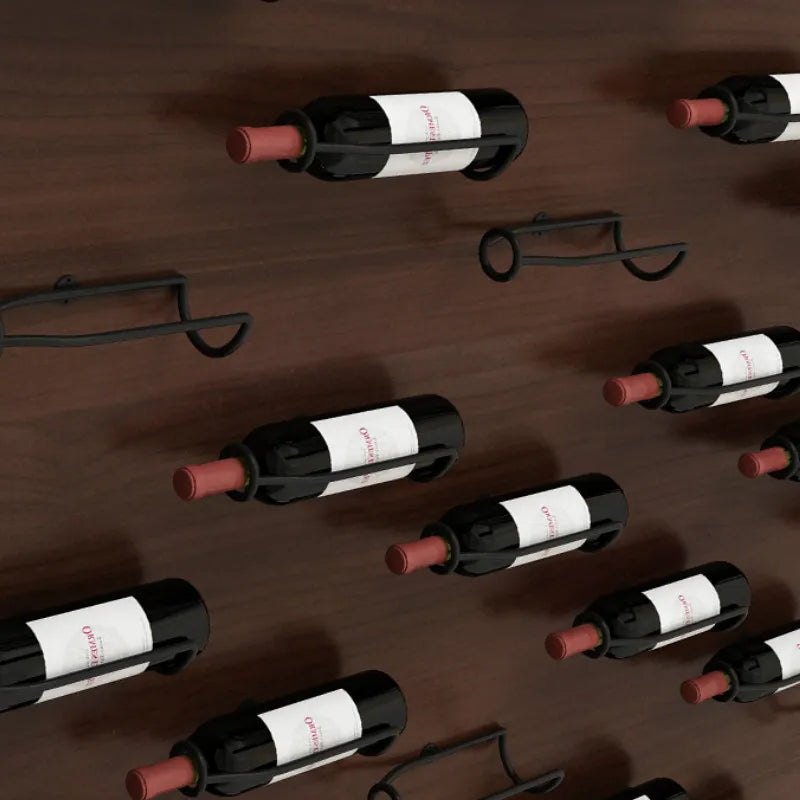 Vægmonteret vinreol til opbevaring af vin, øl og champagne
