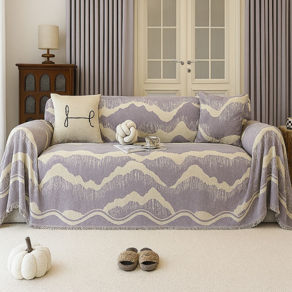 Wavescape Chenille Sofapude