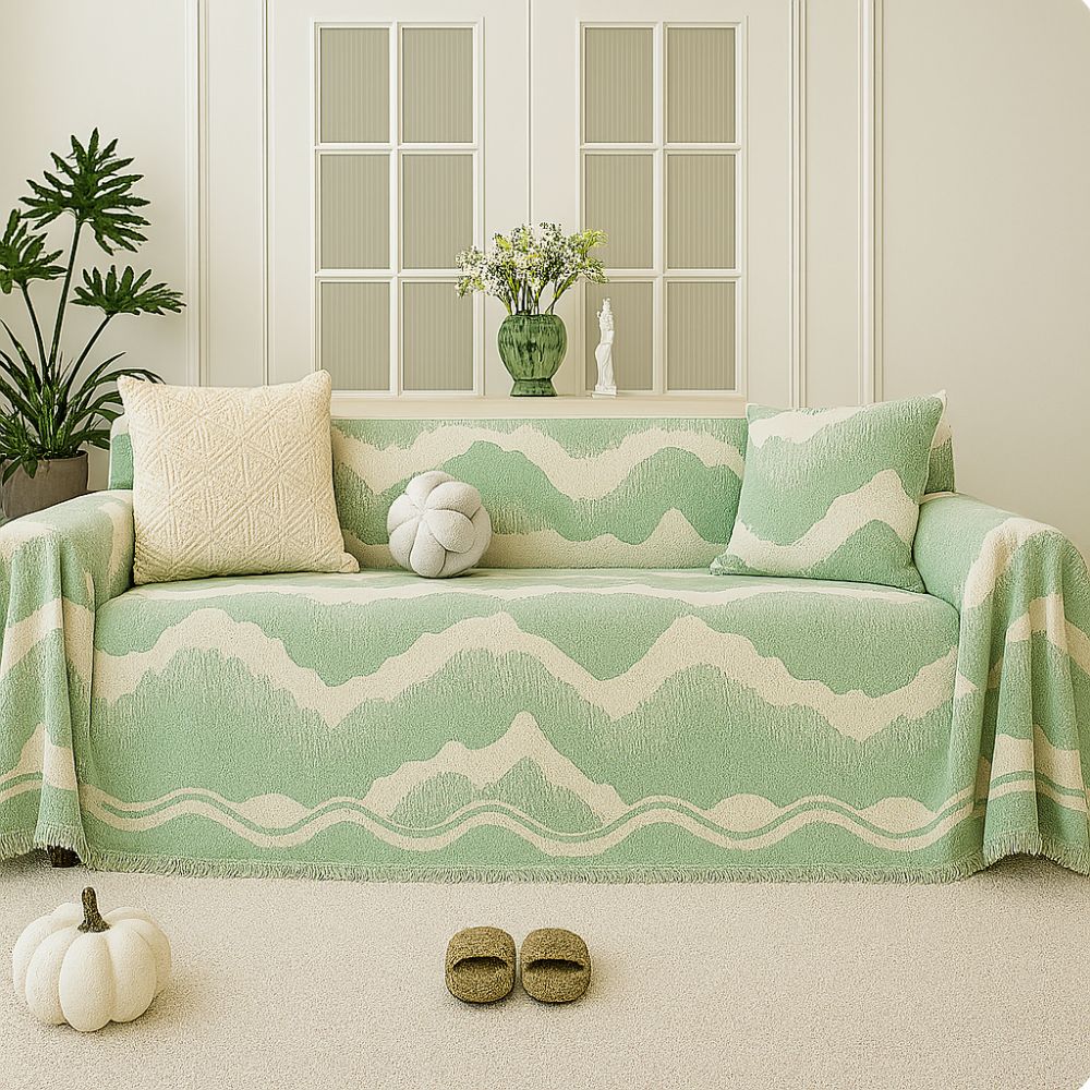 Wavescape Chenille Sofapude