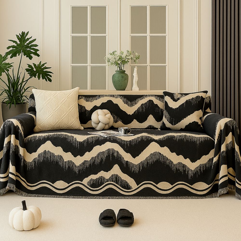 Wavescape Chenille Sofapude