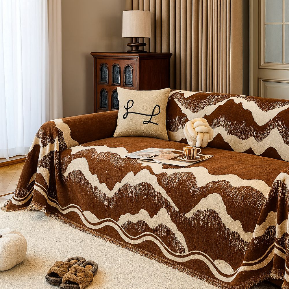 Wavescape Chenille Sofapude
