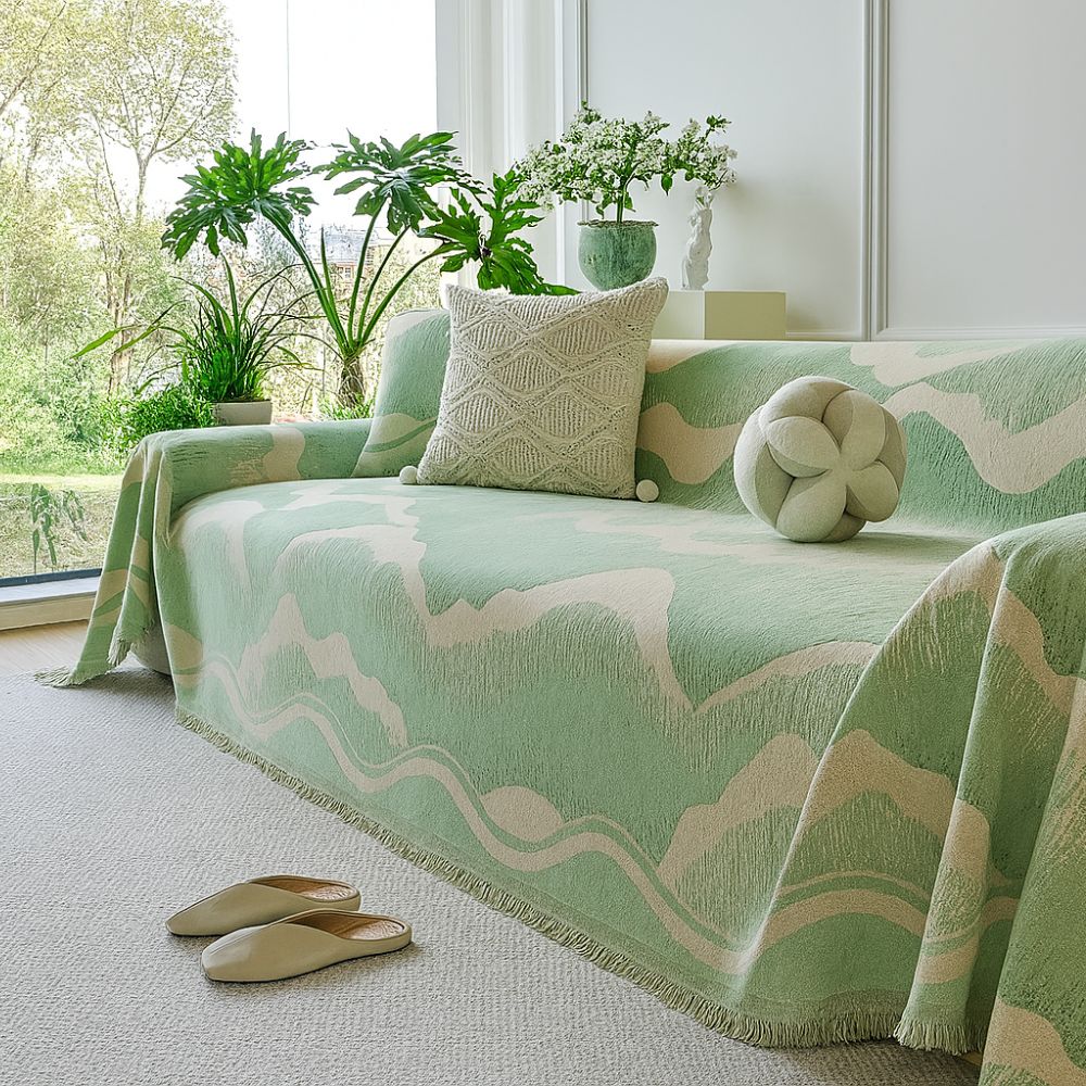 Wavescape Chenille Sofapude