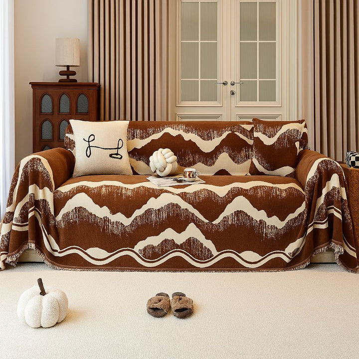 Wavescape Chenille Sofapude