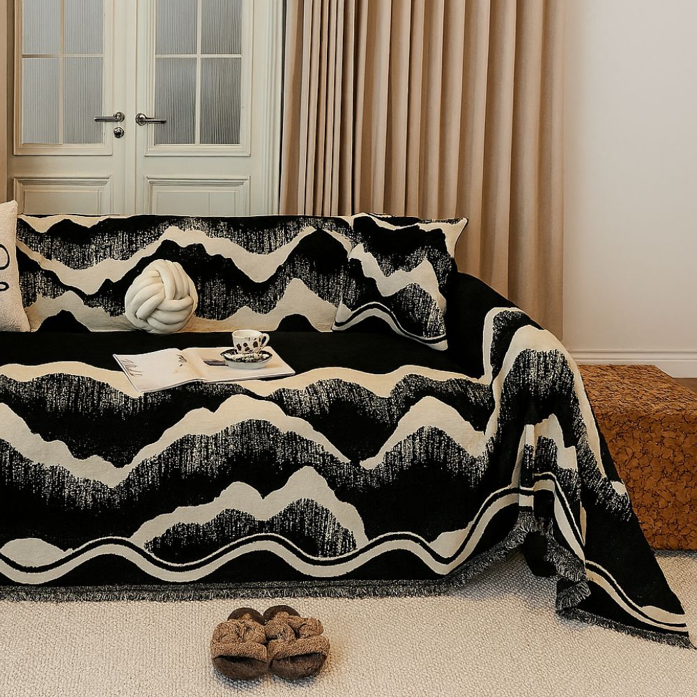 Wavescape Chenille Sofapude
