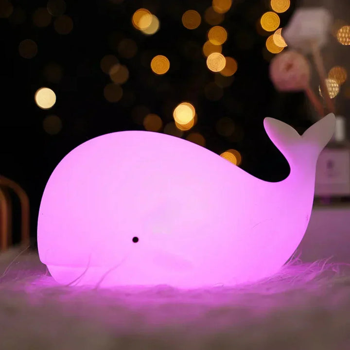 WhaleGlow – Børnevenlig natlampe med hval-tema