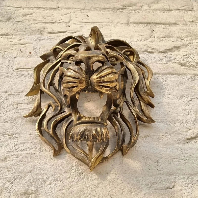 RegalRoar Løve - Løvehoved Vægs skulptur