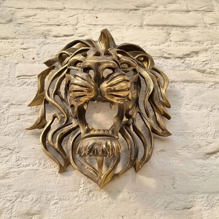 RegalRoar Løve - Løvehoved Vægs skulptur