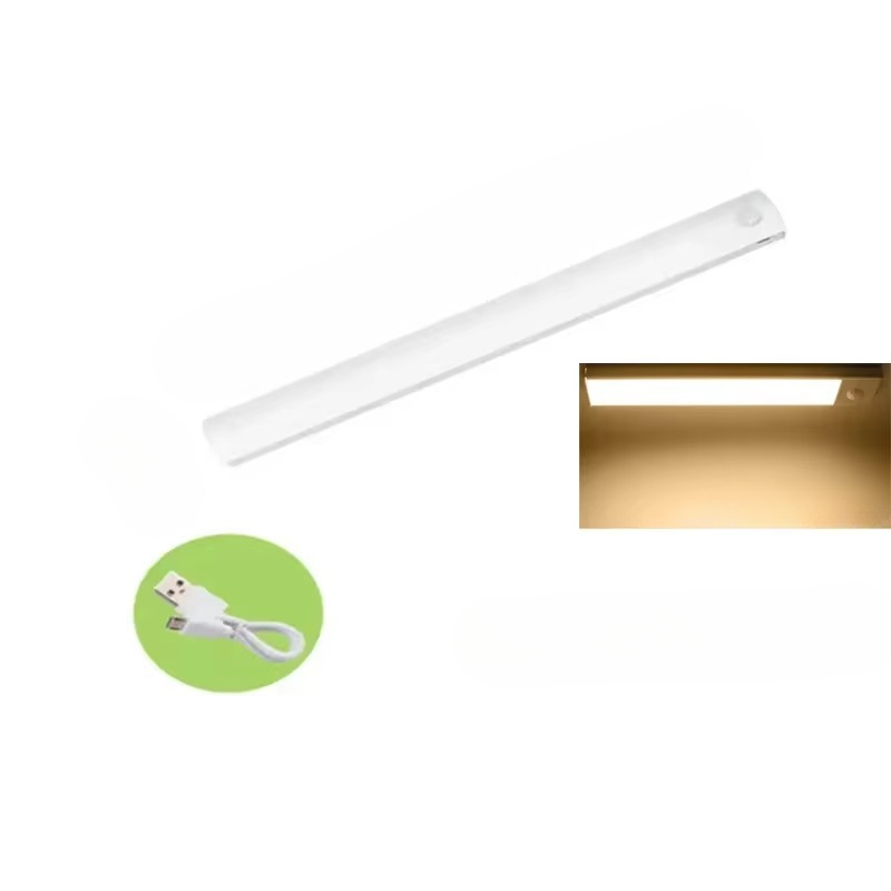 Smart Sensor LED Nattelys - Bevægelsesaktiveret, Dæmpbar &amp; Genopladelig