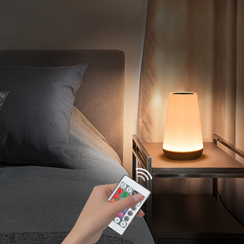 SpaceGlow – Trådløs LED Natlampe med Timer